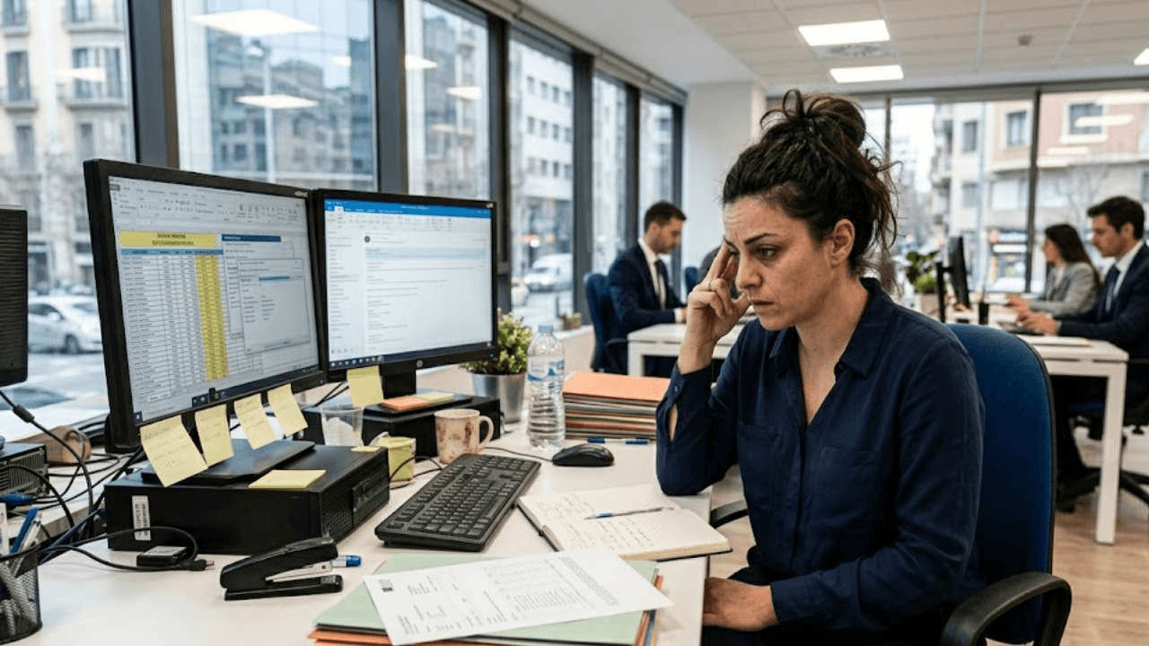 Organización de procesos y flujo de trabajo en empresa