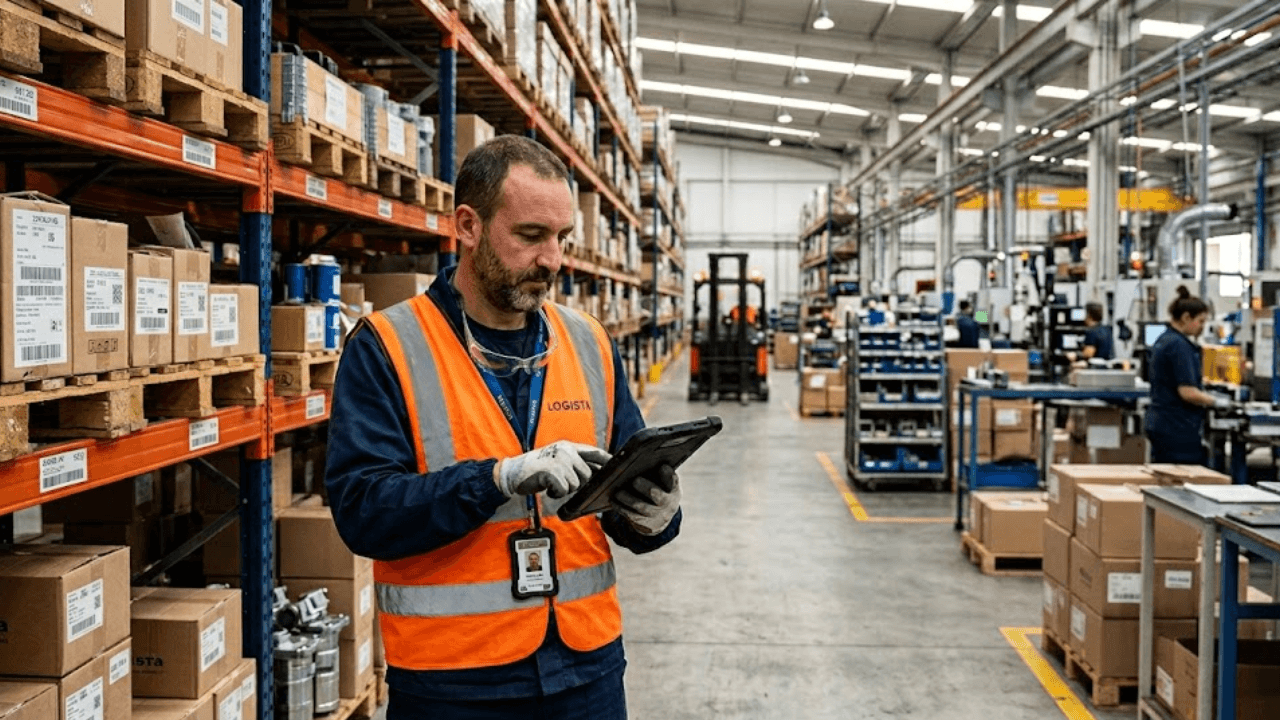 Control de inventario y almacén en empresa